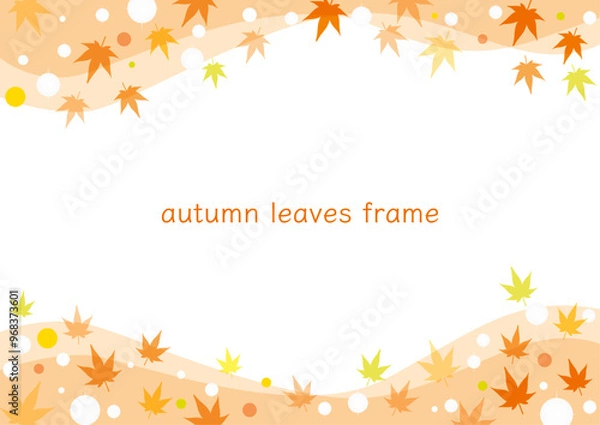 Obraz 紅葉のキラキラフレーム