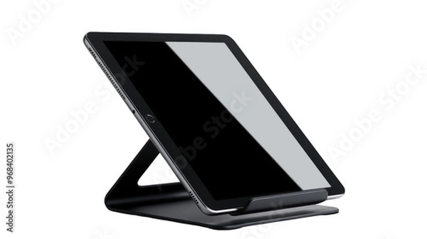Fototapeta Modern tablet stand transparent background