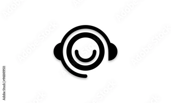 Obraz Concept audio czarny