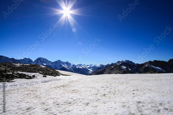 Obraz Stone Snow Sun