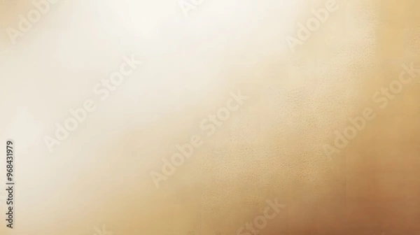 Obraz Light brown and beige grainy gradient background, ideal for modern banner or backdrop designs. Perfect for minimalist projects or copy space use in professional or creative designs
