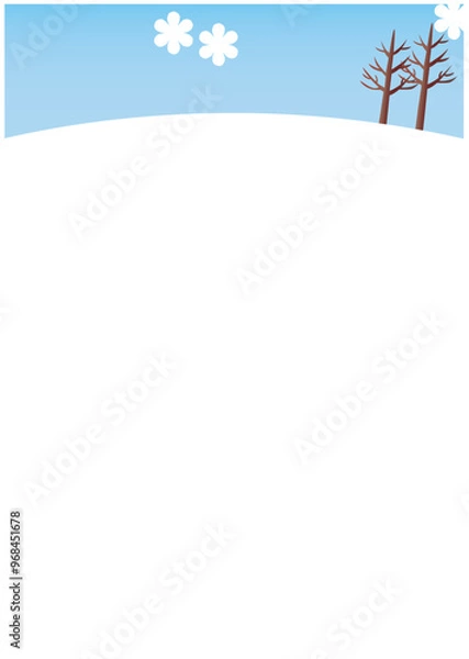 Fototapeta 雪景色