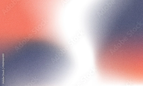 Obraz Orange and grey grainy abstract gradient background