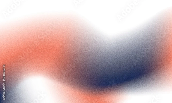 Obraz Orange and grey grainy abstract gradient background