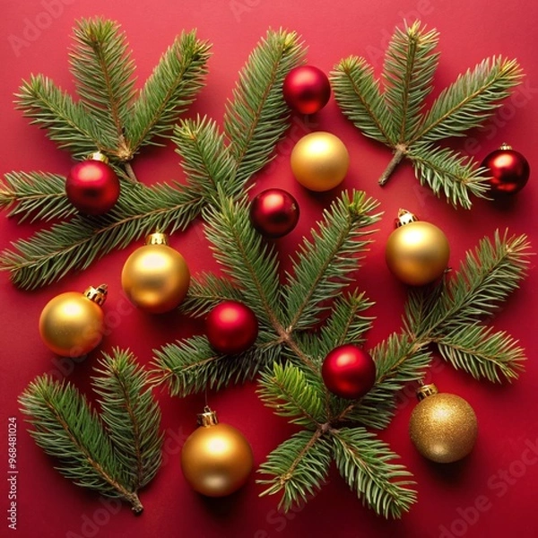 Obraz christmas tree decoration