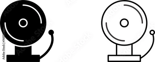 Obraz Unique Fire Alarm Vector Icon