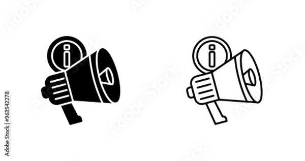 Obraz Megaphone Vector Icon