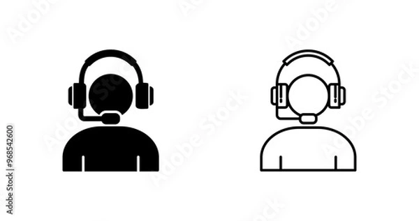 Fototapeta Helpline Vector Icon
