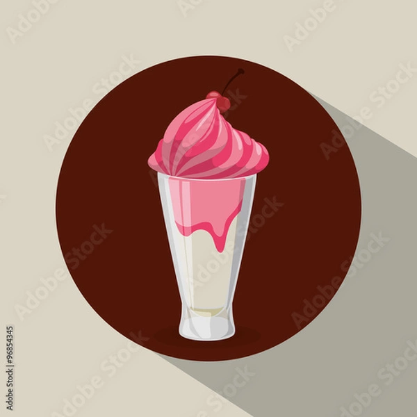 Fototapeta Ice cream design 
