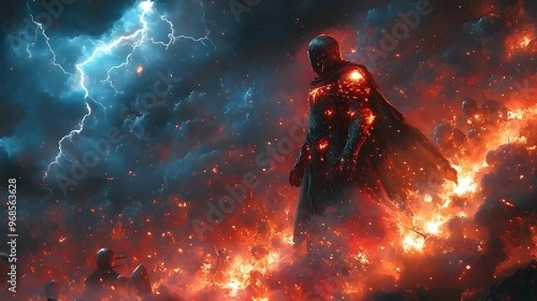 Fototapeta A realm of imagination where dreams and fantasy merge into endless possibilities. The vibrant atmosphere inspires creativity, evoking feelings of wonder, adventure, and boundless discovery.