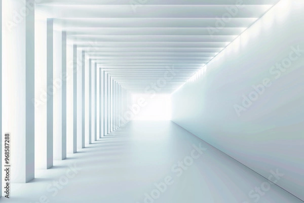 Fototapeta Futuristic 3D Virtual Space Background