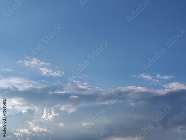 Fototapeta blue sky and clouds