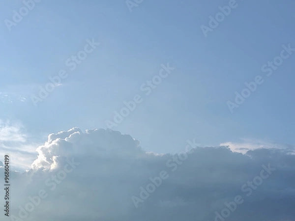 Obraz blue sky and clouds