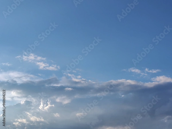 Obraz blue sky and clouds