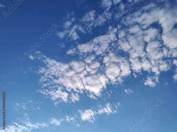 Fototapeta blue sky and clouds