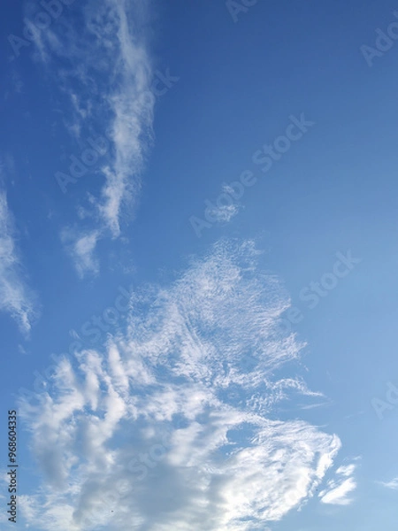 Fototapeta blue sky and clouds