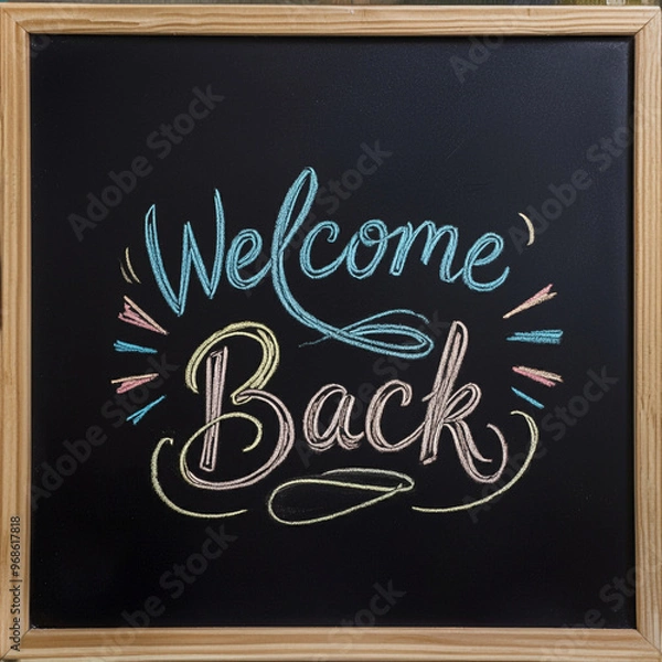Fototapeta Welcme Back