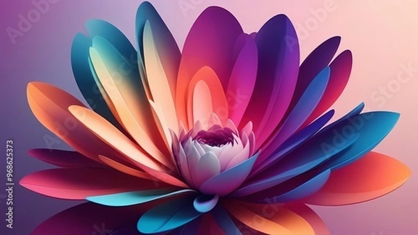 Fototapeta abstract colorful gradient background design wallpaper