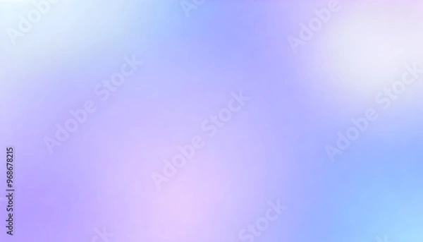 Fototapeta Soft, smooth blurred gradient transitioning from light blue to pink.