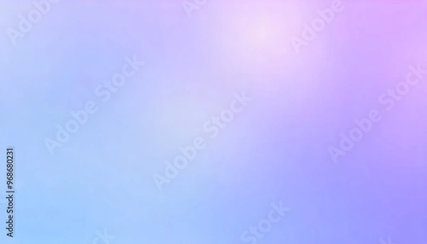 Fototapeta Soft, smooth blurred gradient transitioning from light blue to pink.