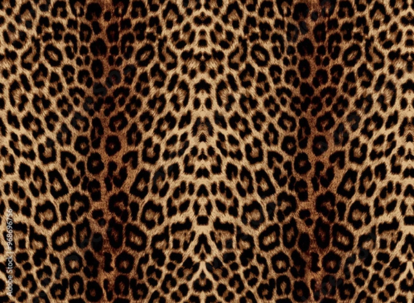 Fototapeta leopard pattern seamless fashionable design for print clothes, paper, fabric. leopard spots