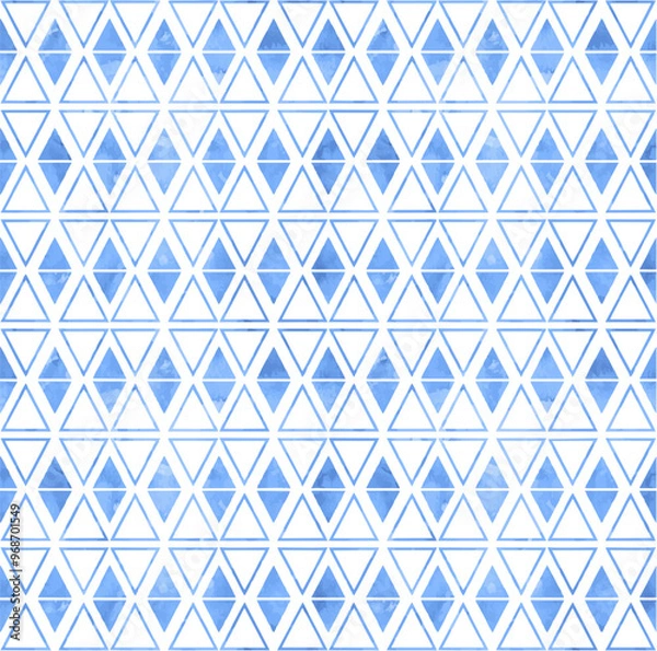 Fototapeta seamless geometric pattern with triangles