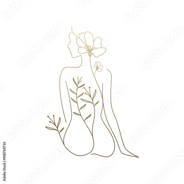 Obraz Aesthetics Logo vector