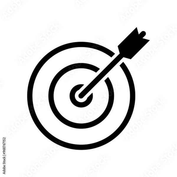 Fototapeta Vector isolated Target icon