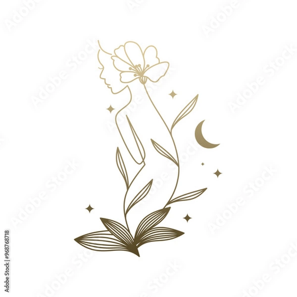 Obraz Aesthetics Logo vector