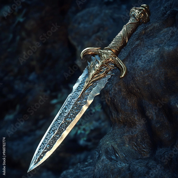 Obraz A fabulous souvenir dagger, Generative AI