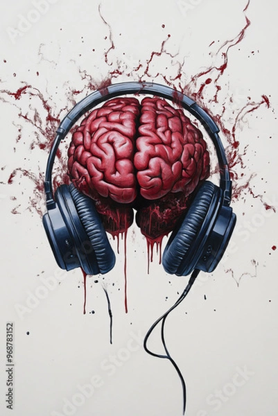 Obraz Music for learning, Generative AI