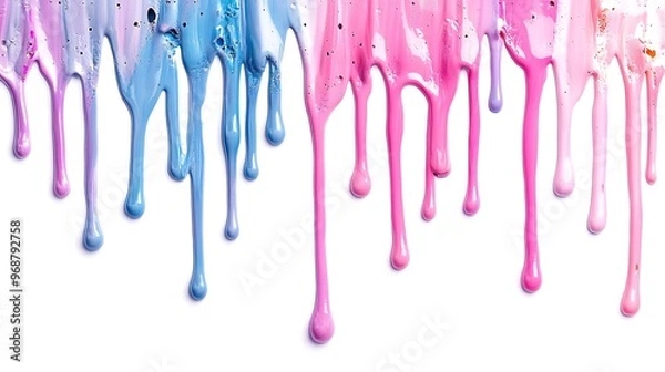 Fototapeta paint splashes on white