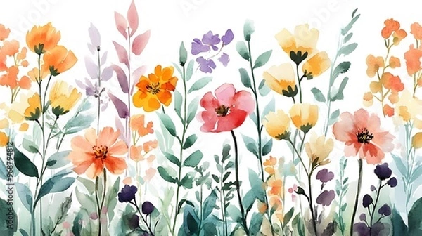 Obraz flowers in the garden