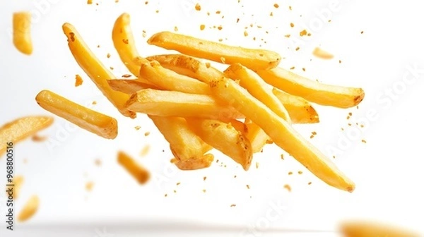 Obraz french fries in a background