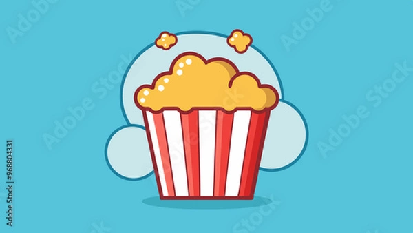 Fototapeta popcorn