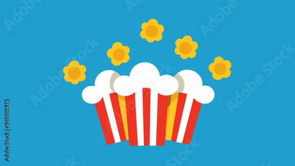 Fototapeta popcorn