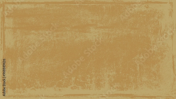 Fototapeta Old paper overlay texture. Brown and yellow grunge. Abstract surface dust and rough dirty vintage wall background concept. Worn, torn, weathered effect. Vector illustration, EPS 10.