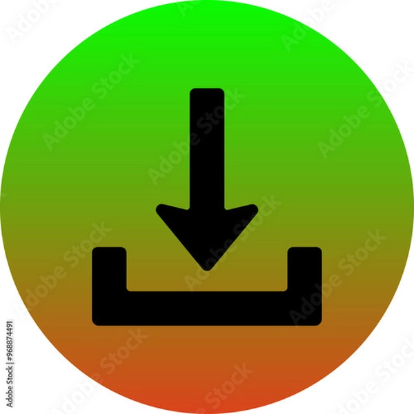 Fototapeta Download Icon