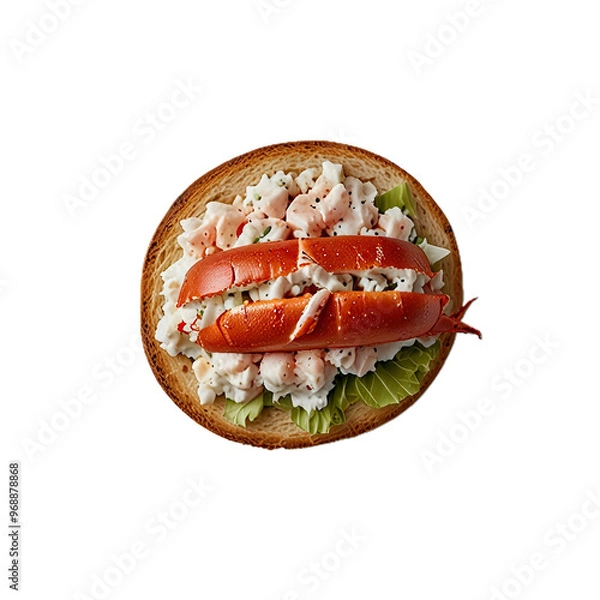 Obraz dog with ketchup with transparent background