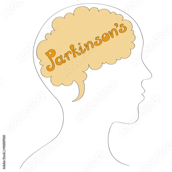 Obraz Parkinson's disease vector background