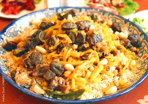 Obraz Uzbek pilaf in Samarkand