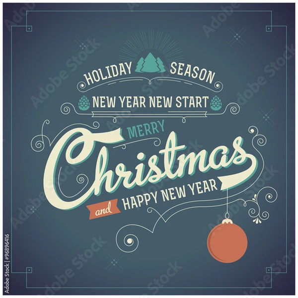 Obraz Merry Christmas