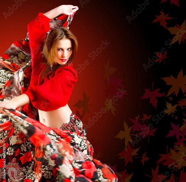 Obraz Gipsy tancerz
