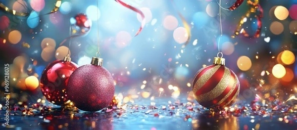 Fototapeta Happy New Year background. with copy space image. Place for adding text or design