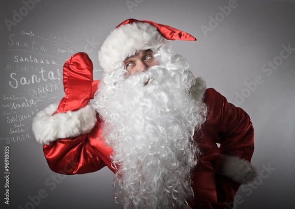 Obraz Curious Santa Claus