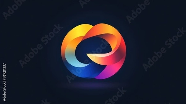 Obraz abstract 3d sphere