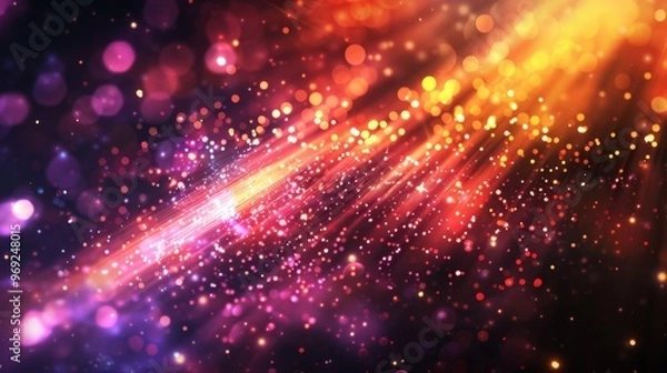 Fototapeta Abstract light background illustration generated by ai