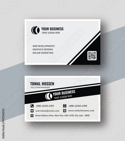 Obraz gorgeous business card design