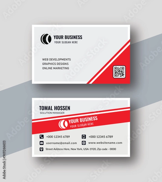 Obraz Modern Business card Design Templete