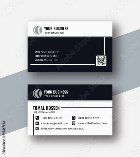 Obraz Modern Business card Design Templete